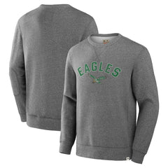 Philadelphia Eagles Loop Terry Pullover Sweatshirt - Heather Gray Pullover