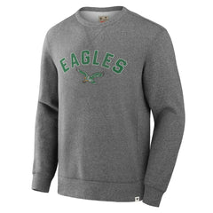 Philadelphia Eagles Loop Terry Pullover Sweatshirt - Heather Gray Pullover