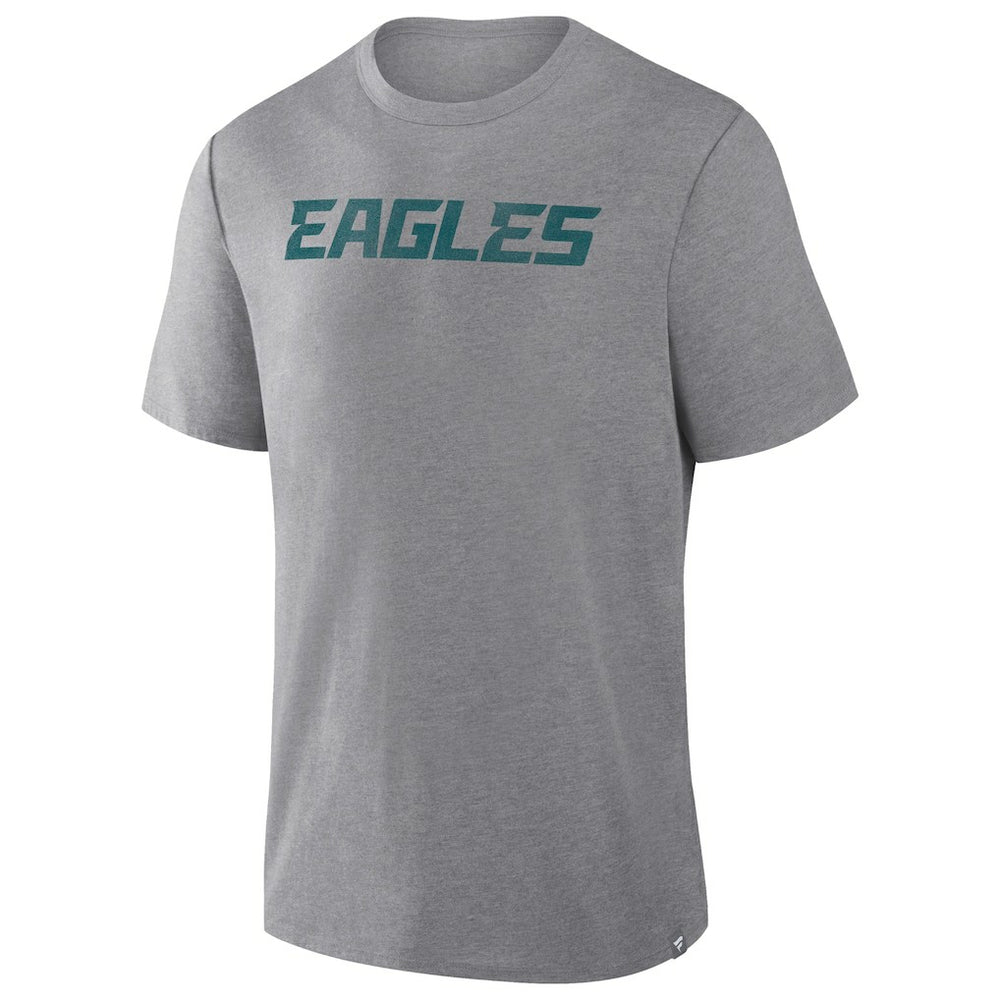 Philadelphia Eagles Pass Rush Tri-Blend T-Shirt - Heather Gray T-shirts