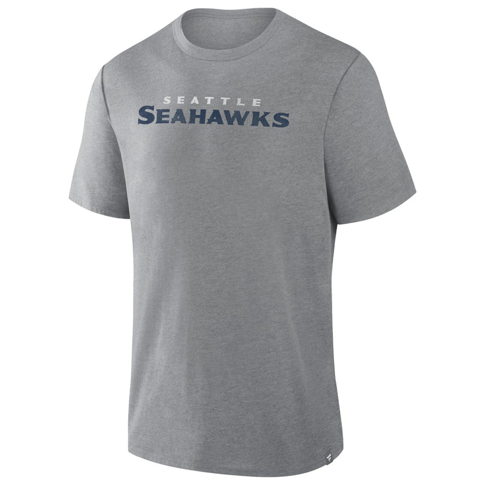 Seattle Seahawks Pass Rush Tri-Blend T-Shirt - Heather Gray T-shirts
