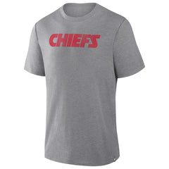 Kansas City Chiefs Pass Rush Tri-Blend T-Shirt - Heather Gray T-shirts