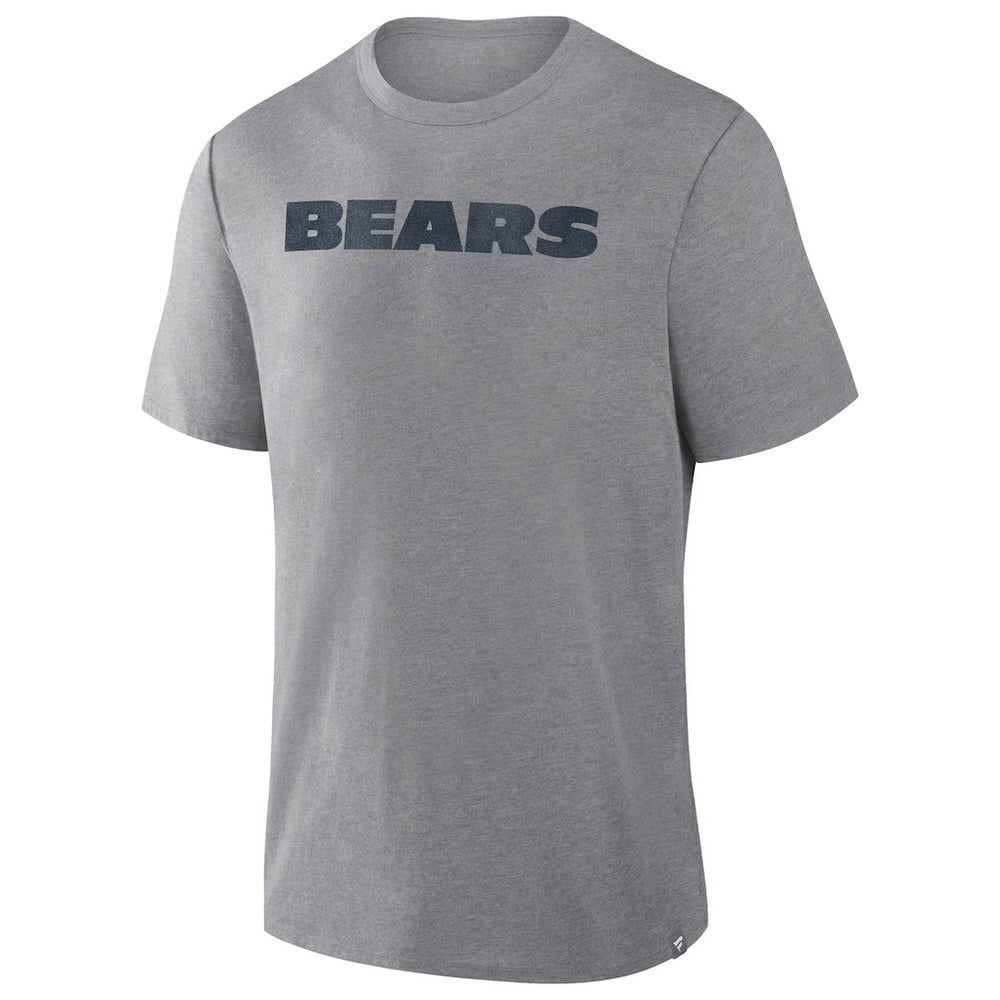 Chicago Bears Pass Rush Tri-Blend T-Shirt - Heather Gray T-shirts