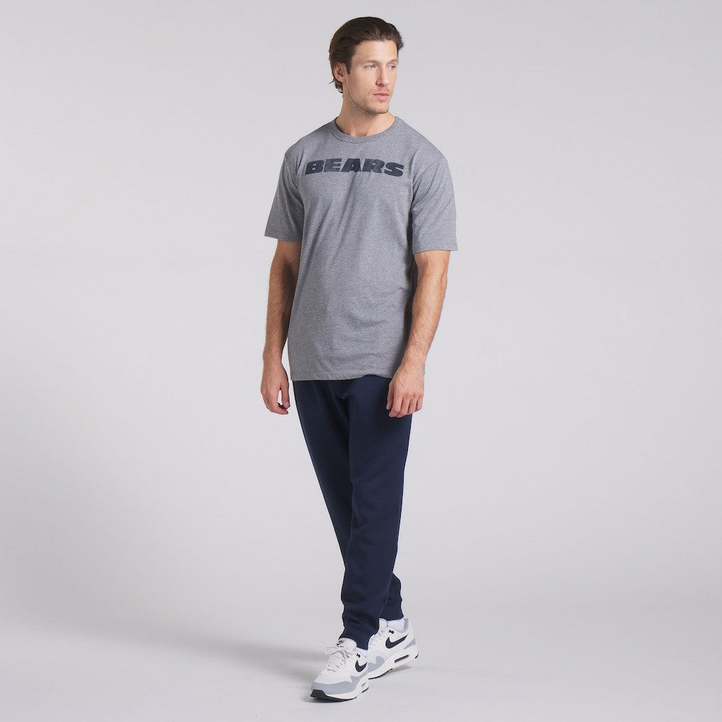 Chicago Bears Pass Rush Tri-Blend T-Shirt - Heather Gray T-shirts