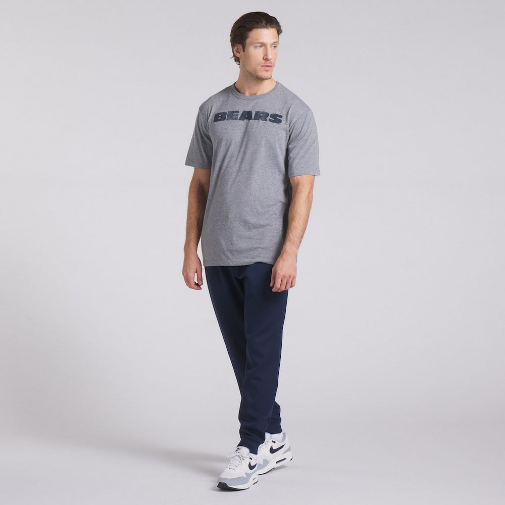 Chicago Bears Pass Rush Tri-Blend T-Shirt - Heather Gray T-shirts