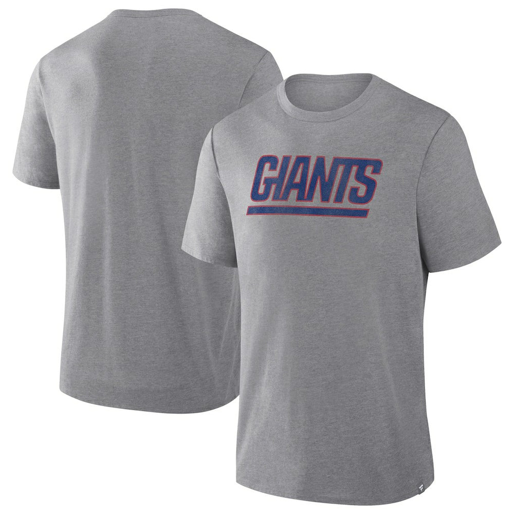 New York Giants Pass Rush Tri-Blend T-Shirt - Heather Gray T-shirts