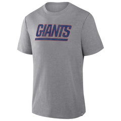 New York Giants Pass Rush Tri-Blend T-Shirt - Heather Gray T-shirts