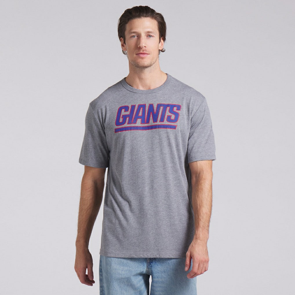 New York Giants Pass Rush Tri-Blend T-Shirt - Heather Gray T-shirts