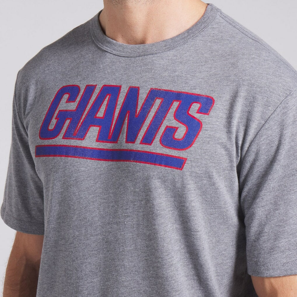 New York Giants Pass Rush Tri-Blend T-Shirt - Heather Gray T-shirts