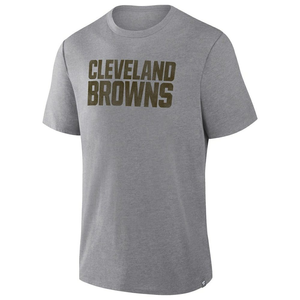 Cleveland Browns Pass Rush Tri-Blend T-Shirt - Heather Gray T-shirts