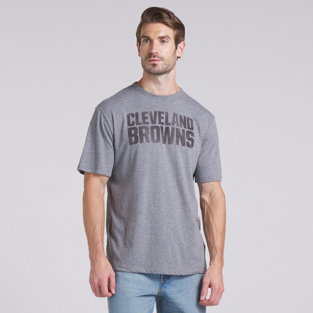 Cleveland Browns Pass Rush Tri-Blend T-Shirt - Heather Gray T-shirts