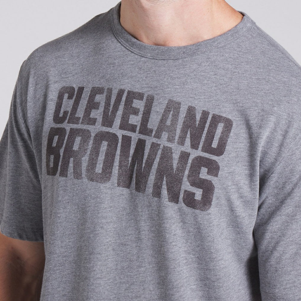 Cleveland Browns Pass Rush Tri-Blend T-Shirt - Heather Gray T-shirts