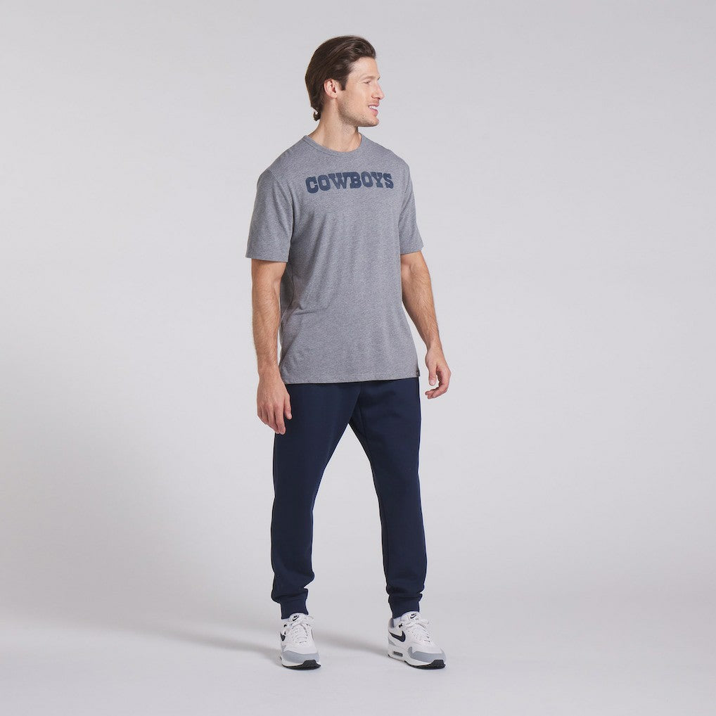 Dallas Cowboys Pass Rush Tri-Blend T-Shirt - Heather Gray T-shirts