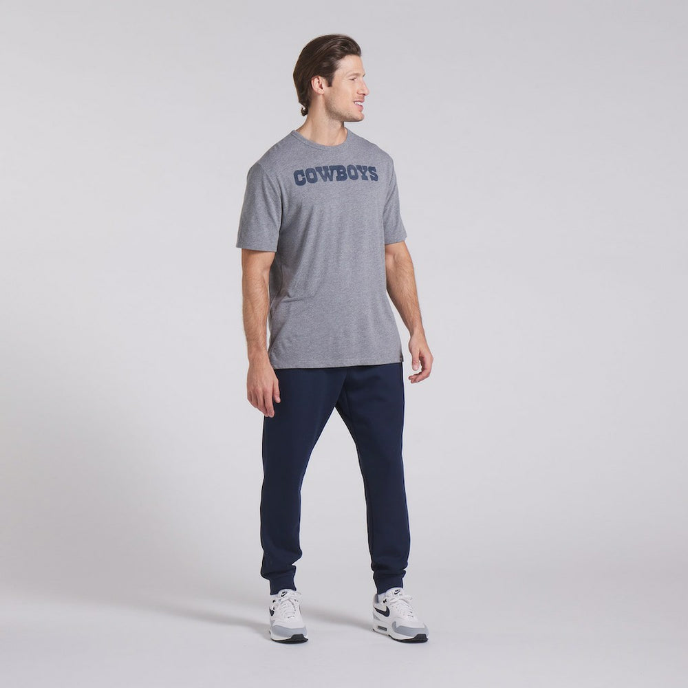 Dallas Cowboys Pass Rush Tri-Blend T-Shirt - Heather Gray T-shirts