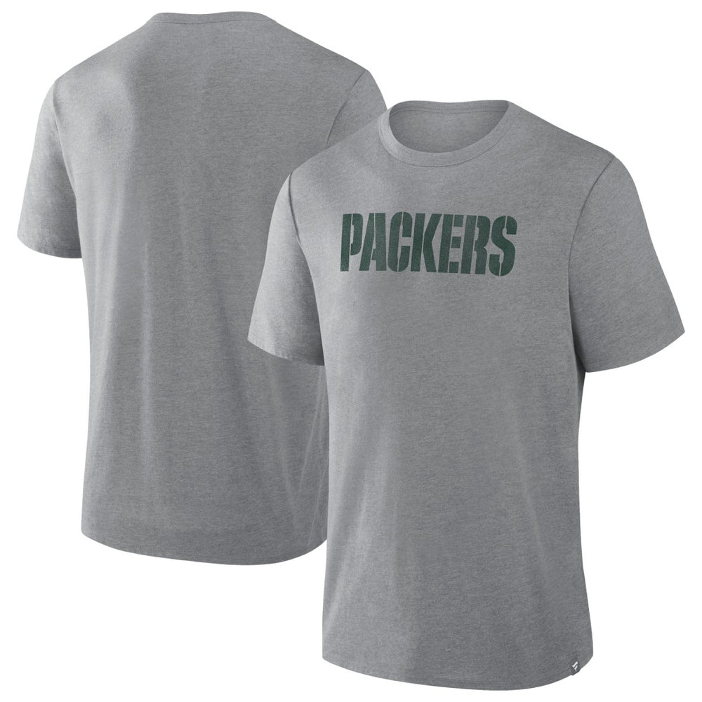 Green Bay Packers Pass Rush Tri-Blend T-Shirt - Heather Gray T-shirts