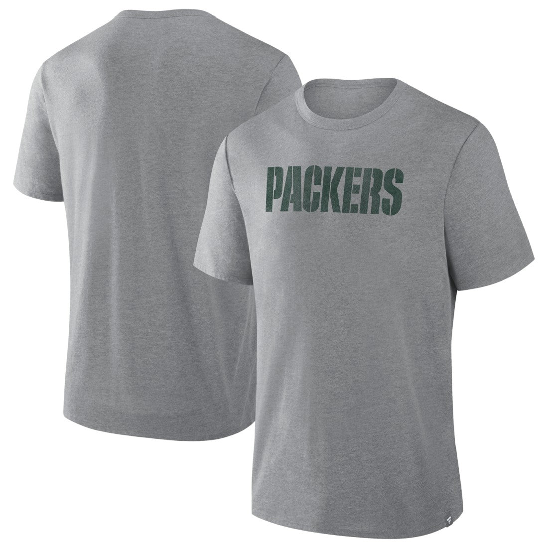 Green Bay Packers Pass Rush Tri-Blend T-Shirt - Heather Gray T-shirts