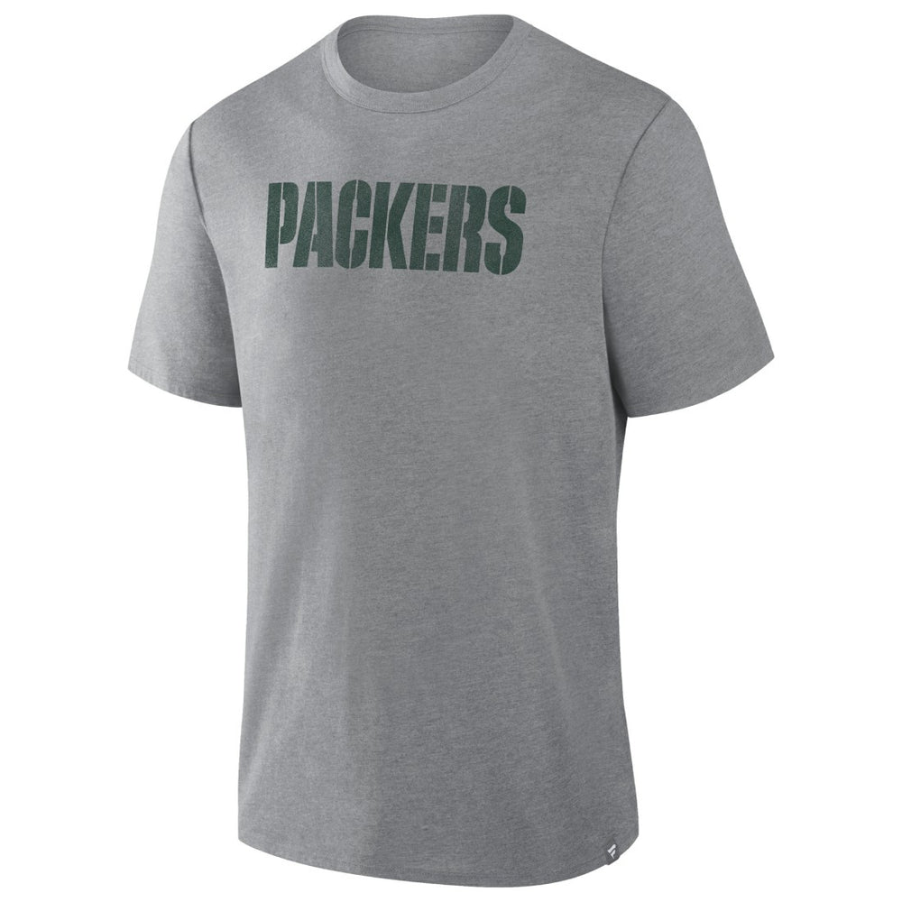 Green Bay Packers Pass Rush Tri-Blend T-Shirt - Heather Gray T-shirts