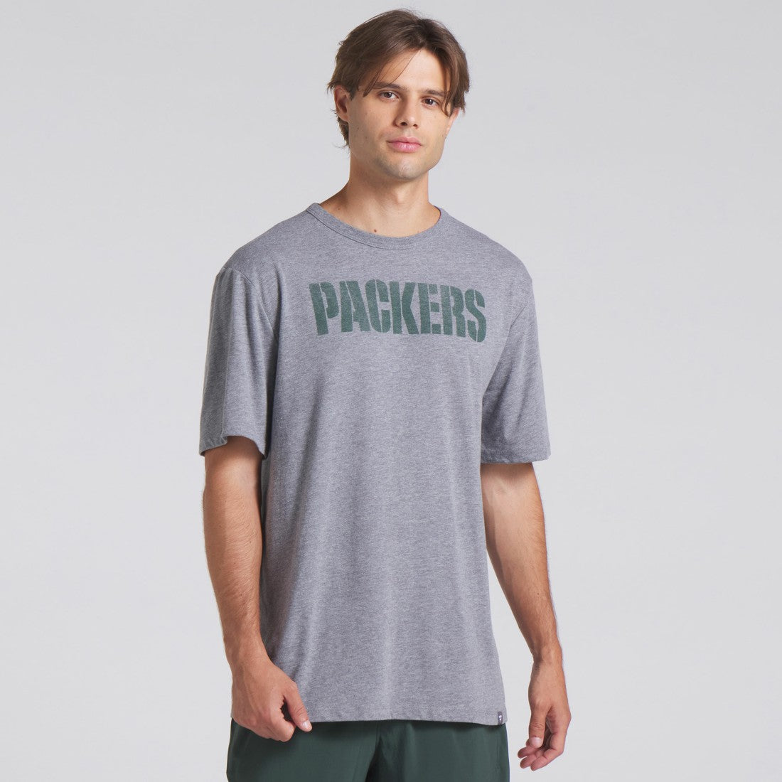 Green Bay Packers Pass Rush Tri-Blend T-Shirt - Heather Gray T-shirts