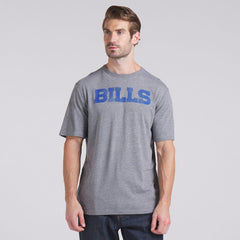 Buffalo Bills Pass Rush Tri-Blend T-Shirt - Heather Gray T-shirts