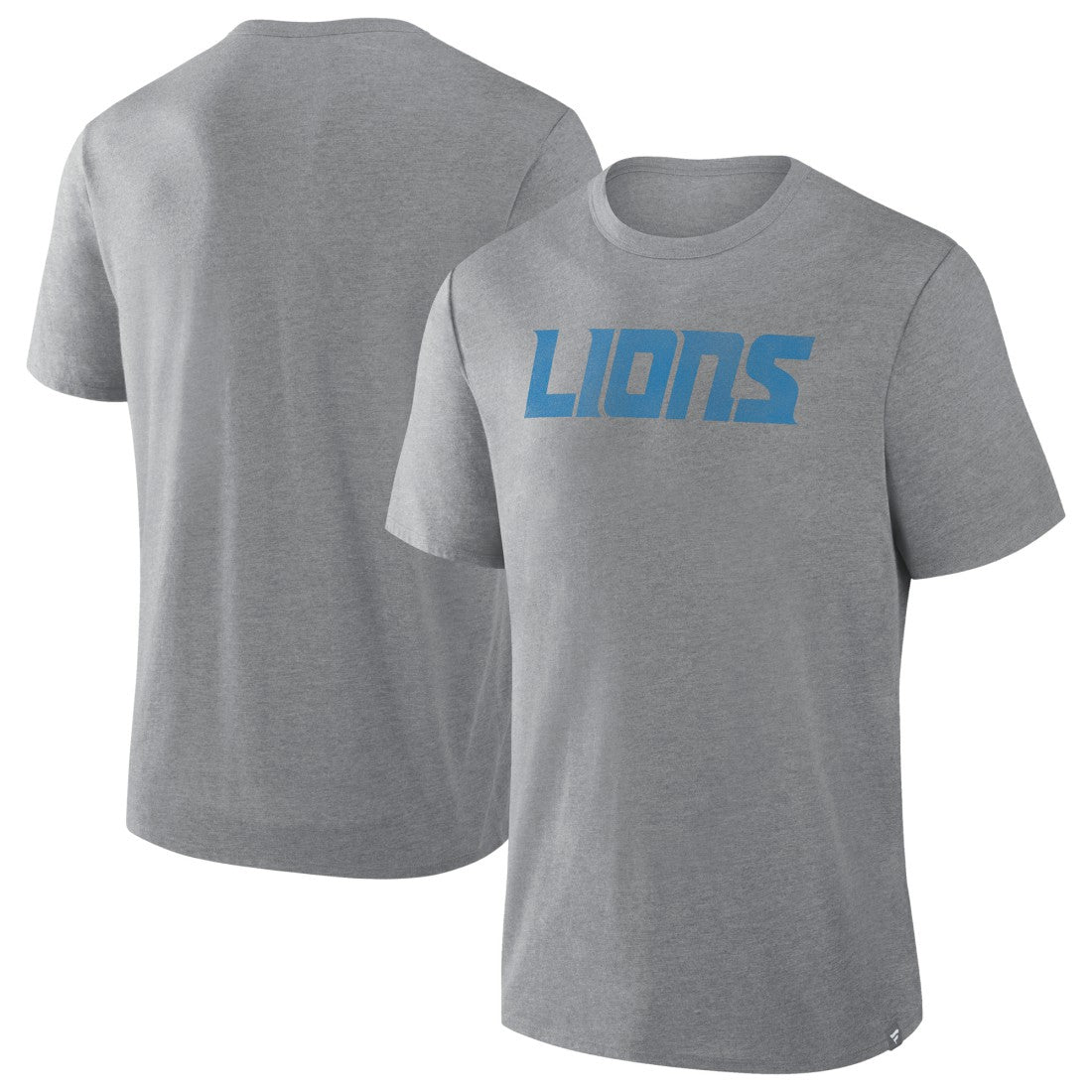 Detroit Lions Pass Rush Tri-Blend T-Shirt - Heather Gray T-shirts