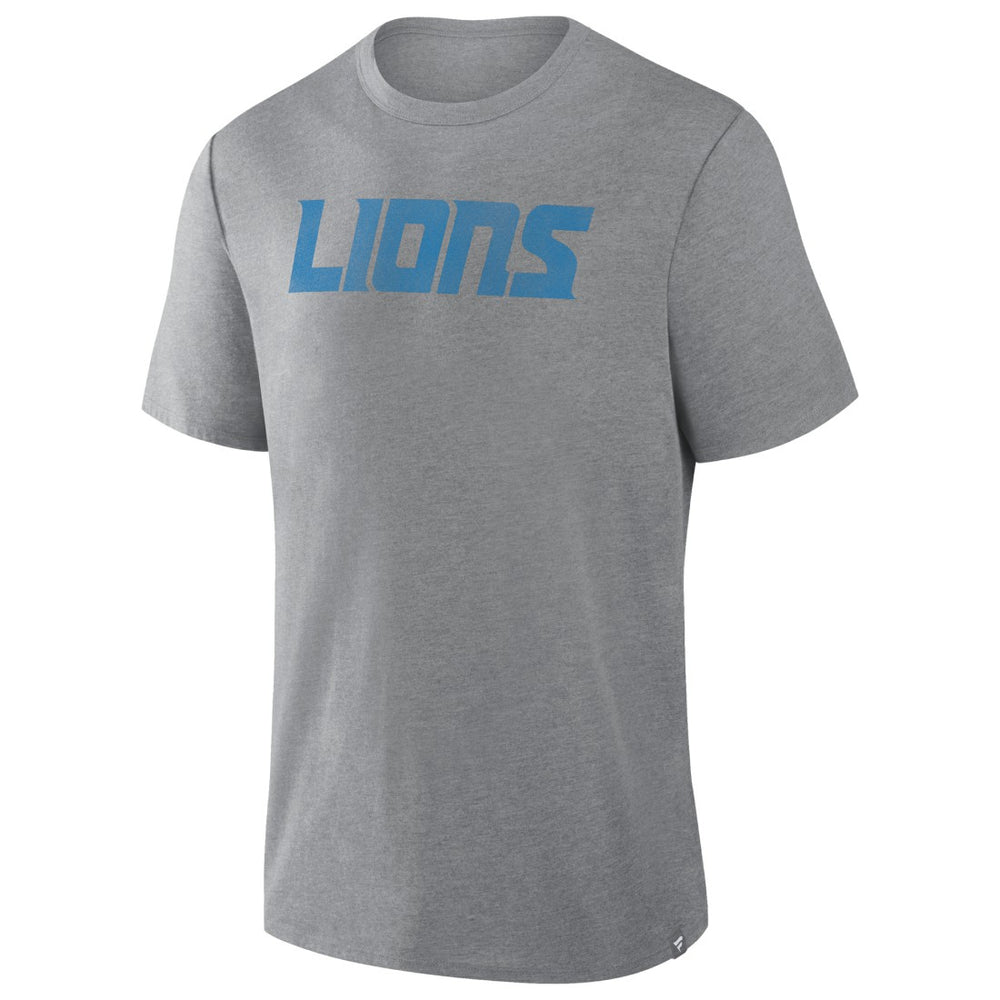 Detroit Lions Pass Rush Tri-Blend T-Shirt - Heather Gray T-shirts