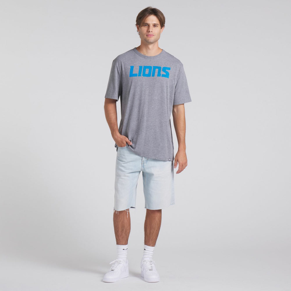 Detroit Lions Pass Rush Tri-Blend T-Shirt - Heather Gray T-shirts