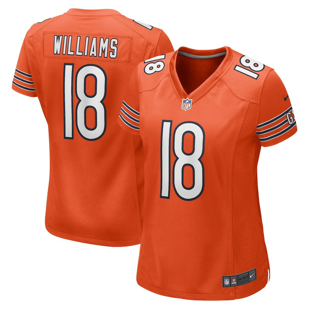 Caleb Williams Chicago Bears Women's Alternate Game Jersey - Orange Jerseys