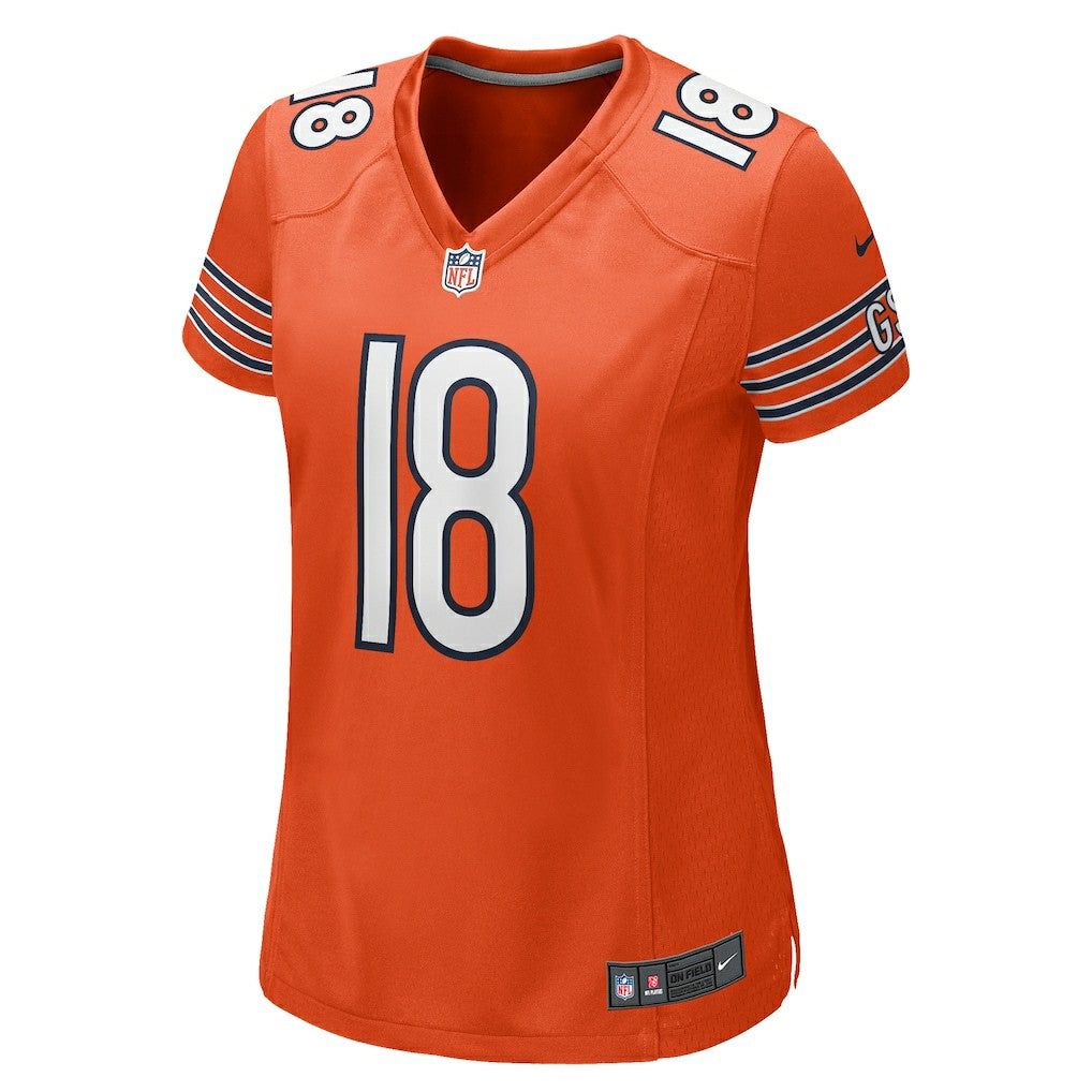 Caleb Williams Chicago Bears Women's Alternate Game Jersey - Orange Jerseys