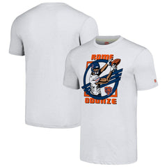 Rome Odunze Chicago Bears Homage Unisex Caricature Player Tri-Blend T-Shirt - Ash T-shirts