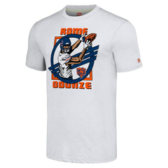 Rome Odunze Chicago Bears Homage Unisex Caricature Player Tri-Blend T-Shirt - Ash T-shirts