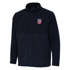 USMNT Antigua Daily Fused Full-Zip Jacket Navy