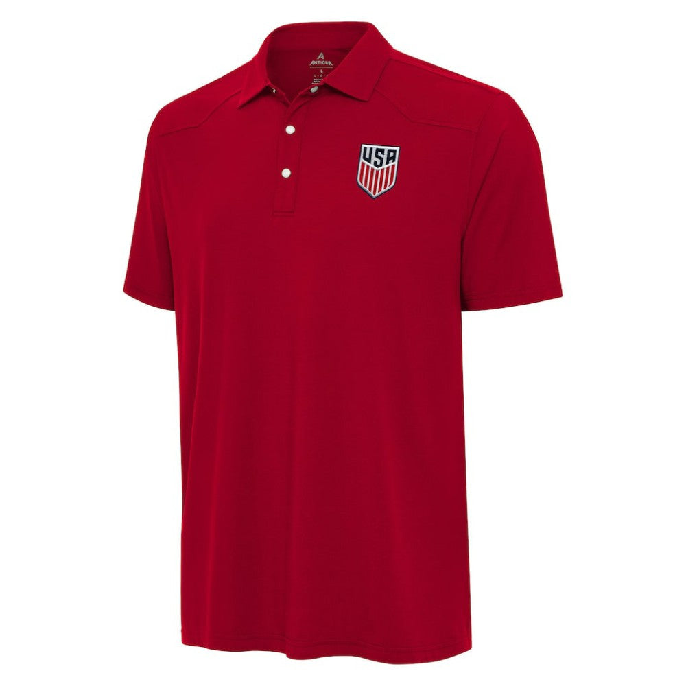 USMNT Antigua Western Polo Red