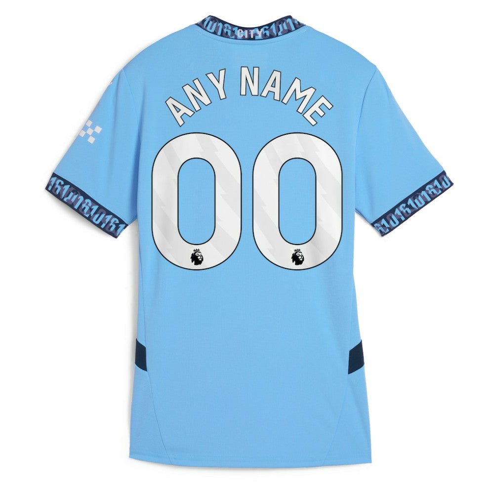 Manchester City Women's 2024/25 Home Replica Custom Jersey Light Blue - Puma discount