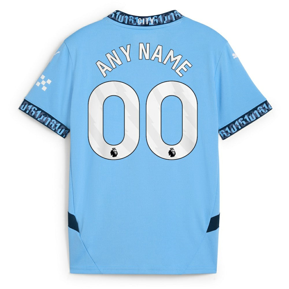 Manchester City Youth 2024/25 Home Replica Custom Jersey Light Blue - Puma on sale
