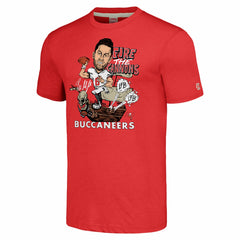 Baker Mayfield Tampa Bay Buccaneers Homage Unisex Caricature Player Graphic Tri-Blend T-Shirt - Red T-shirts