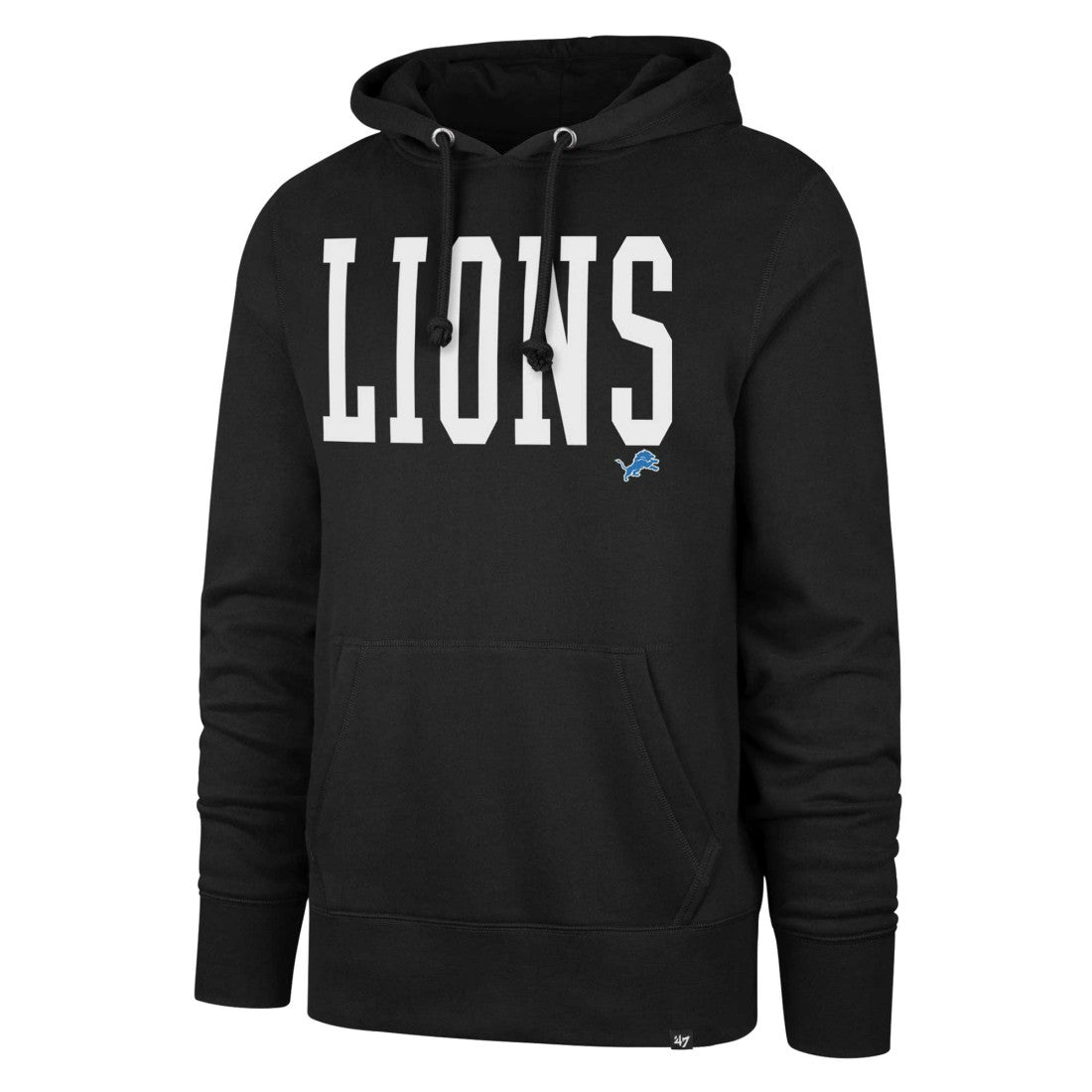 Detroit Lions '47 Dime Headline Pullover Hoodie - Black Hoodies