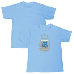 Argentina National Team 1863FC Youth Badge T-Shirt Light Blue