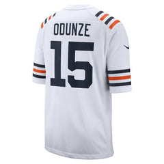 Rome Odunze Chicago Bears Alternate Game Jersey - White Jerseys