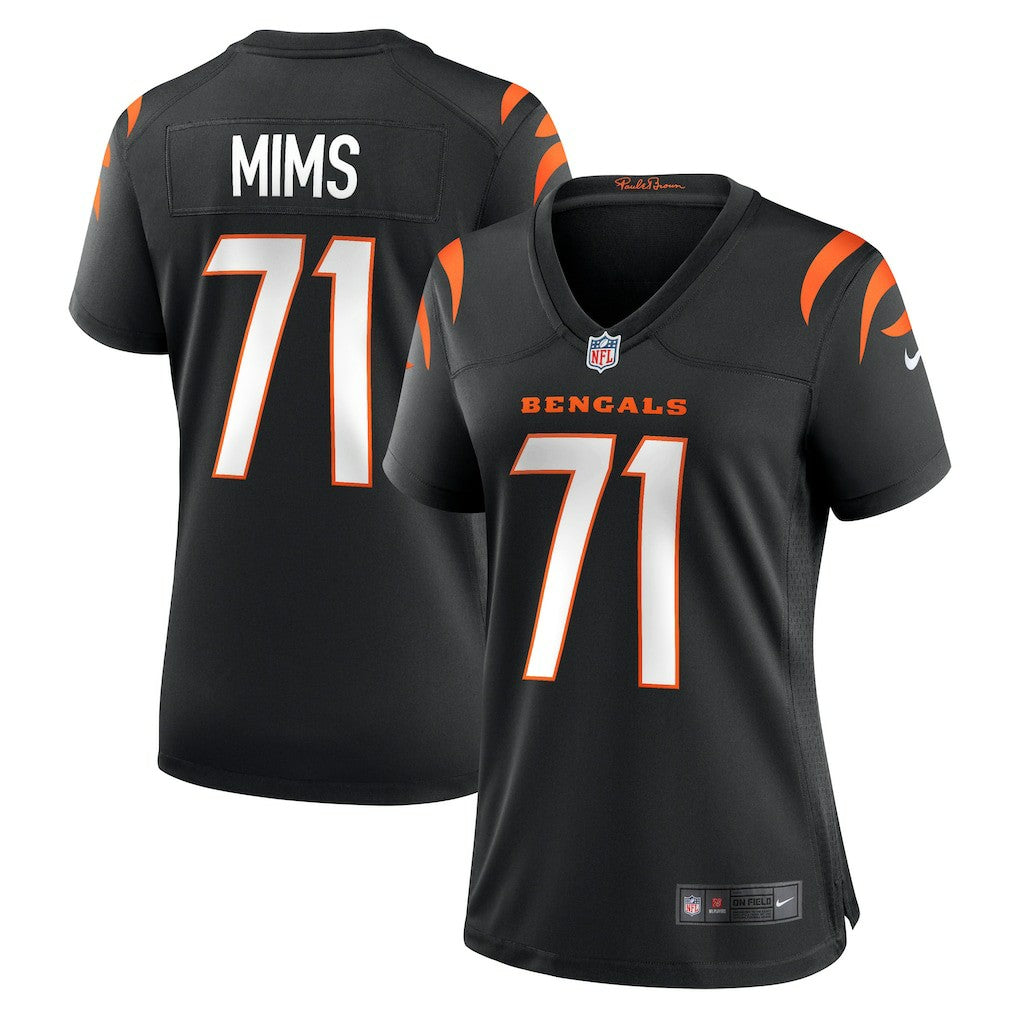 Amarius Mims Cincinnati Bengals Women's Game Jersey - Black Jerseys