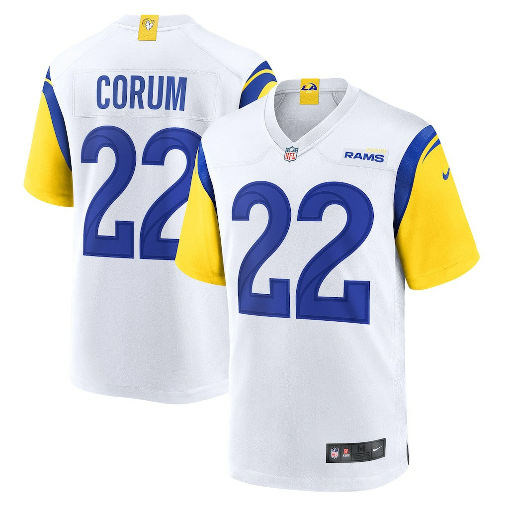 Blake Corum Los Angeles Rams Game Jersey - White Jerseys