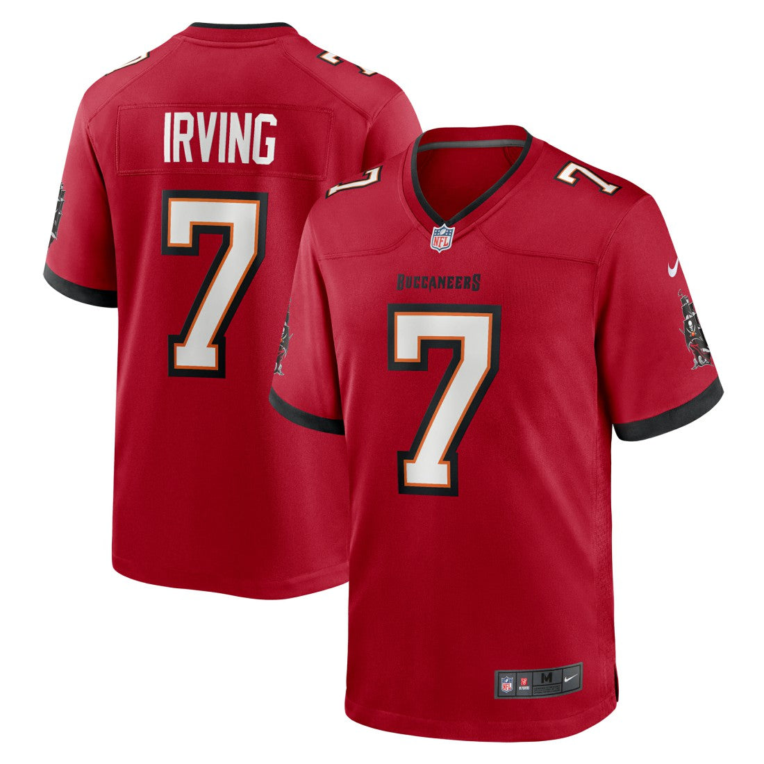 Bucky Irving Tampa Bay Buccaneers Game Jersey - Red Jerseys