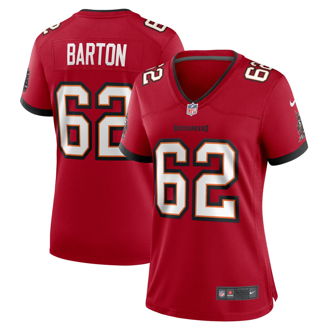 Graham Barton Tampa Bay Buccaneers Women's Game Jersey - Red Jerseys