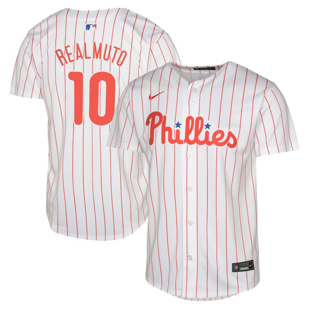 J.T. Realmuto Philadelphia Phillies Nike Youth Home Limited Jersey - White Jerseys