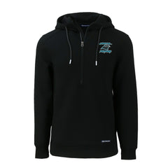 Carolina Panthers Cutter & Buck Roam Eco Recycled Half-Zip Hoodie - Black Hoodies