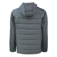 Carolina Panthers Cutter & Buck Evoke Hybrid Eco Softshell Recycled Full-Zip Hoodie Jacket - Gray Hoodies