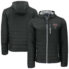 Atlanta Falcons Cutter & Buck Rainier PrimaLoft Eco Insulated Full-Zip Puffer Jacket - Black Jackets