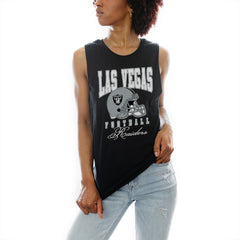 Las Vegas Raiders Gameday Couture Women's Preseason Opener Racerback Tank Top - Black Tops