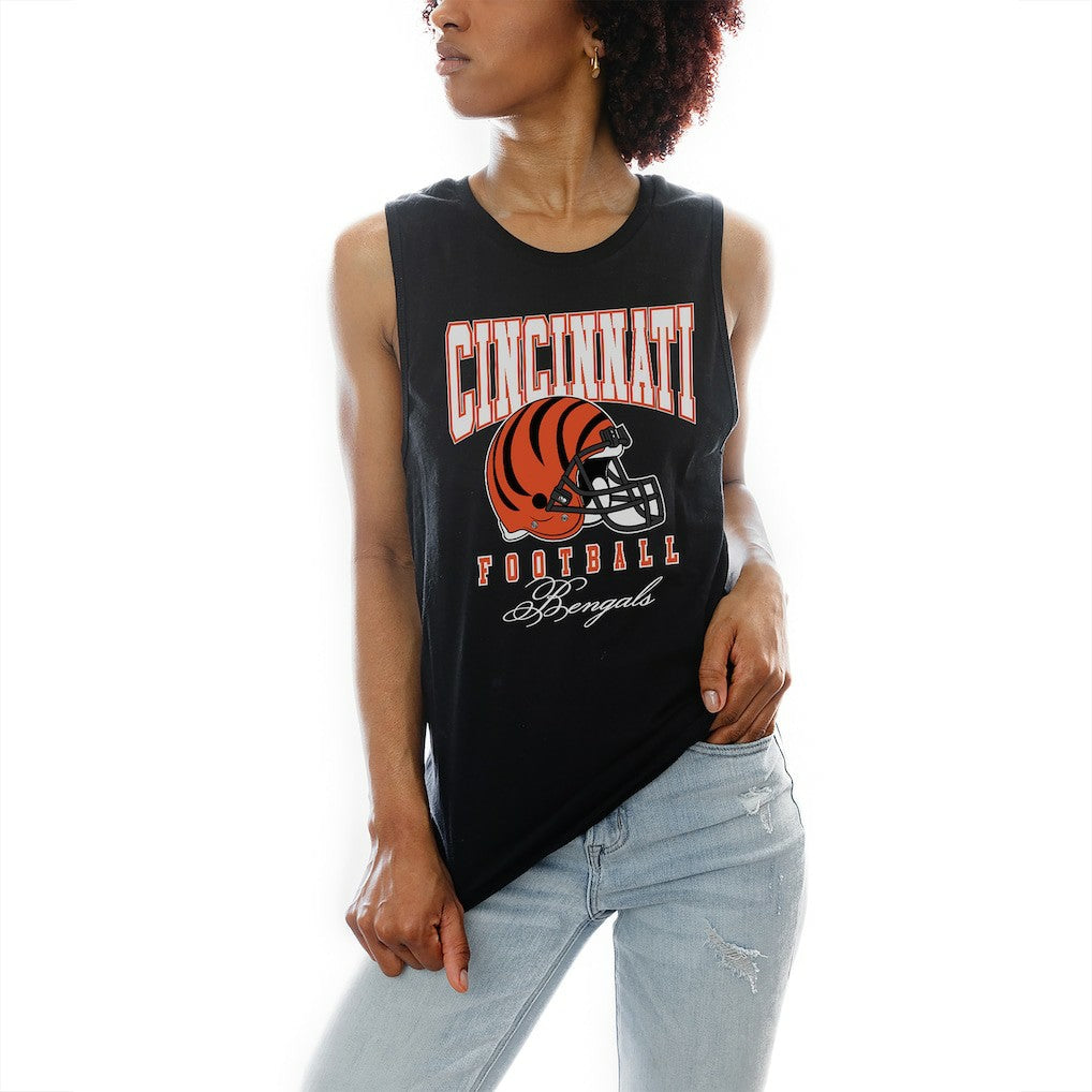 Cincinnati Bengals Gameday Couture Women's Preseason Opener Racerback Tank Top - Black Tops