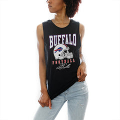 Buffalo Bills Gameday Couture Women's Preseason Opener Racerback Tank Top - Black Tops