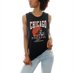 Chicago Bears Gameday Couture Women's Preseason Opener Racerback Tank Top - Black Tops