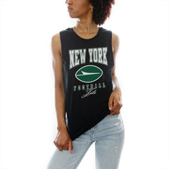 New York Jets Gameday Couture Women's Preseason Opener Racerback Tank Top - Black Tops